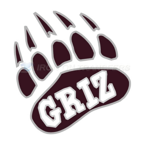 Montana Grizzlies Logo T-shirts Iron On Transfers N5170